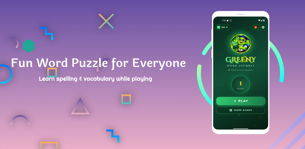 Greeny Word Journey feature graphic